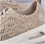 Rieker Plateausneakers veterschoen lage schoen in zomerse macramé-look - Thumbnail 7