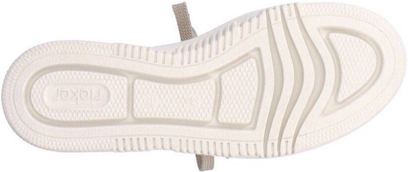 Rieker Plateausneakers van canvas vrijetijdsschoen lage schoen veterschoen