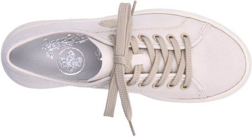 Rieker Plateausneakers van canvas vrijetijdsschoen lage schoen veterschoen