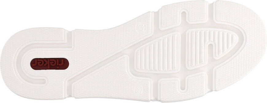 Rieker Plateausneakers Vrijetijdsschoen veterschoen met zij-embossing vrijetijdsschoen lage schoen veterschoen