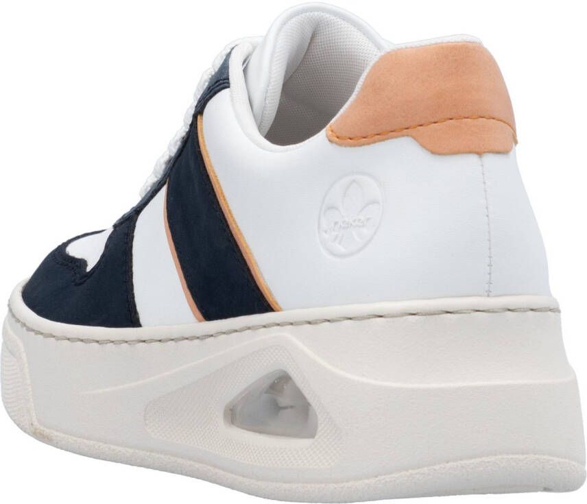 Rieker Plateausneakers basket-sneaker veterschoen lage schoen met air uitrusting