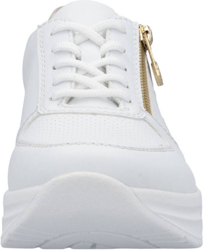 Rieker Plateausneakers lage schoen veterschoen vrijetijdssneaker met ritssluiting