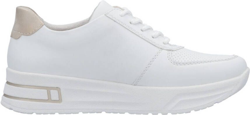 Rieker Plateausneakers lage schoen veterschoen vrijetijdssneaker met ritssluiting