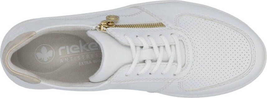 Rieker Plateausneakers lage schoen veterschoen vrijetijdssneaker met ritssluiting