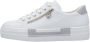 Rieker Plateausneakers met decoratieve rits aan de zijkant vrijetijdsschoen lage schoen veterschoen - Thumbnail 7