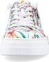 Rieker Plateausneakers met lentebloemenprint vrijetijdsschoen halfhoge schoen veterschoen - Thumbnail 5