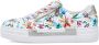 Rieker Plateausneakers met lentebloemenprint vrijetijdsschoen halfhoge schoen veterschoen - Thumbnail 7