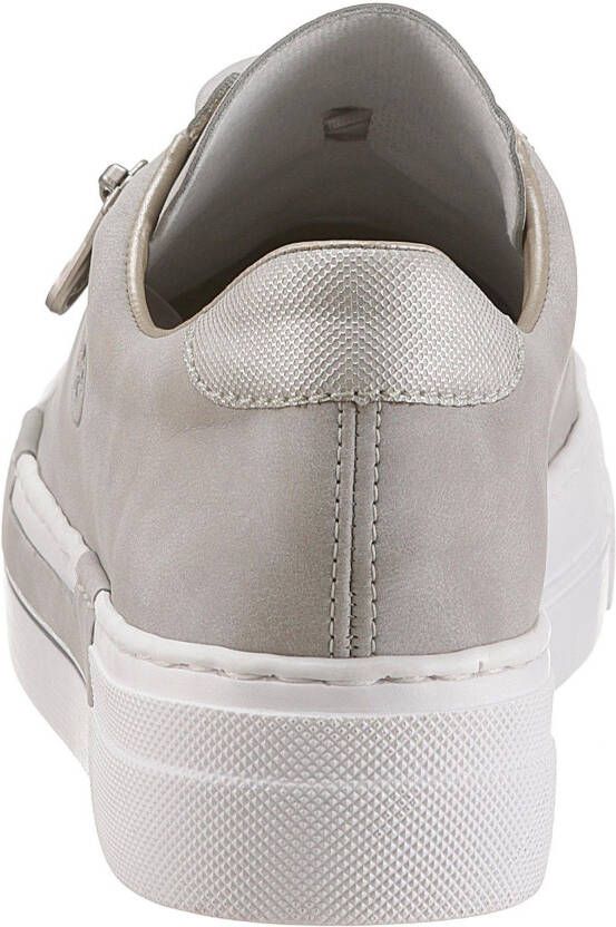 Rieker Plateausneakers met decoratieve rits vrijetijdsschoen lage schoen veterschoen - Foto 8