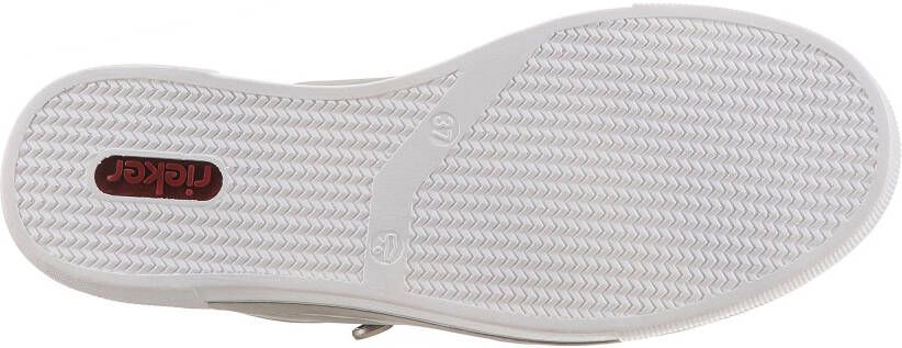 Rieker Plateausneakers met decoratieve rits vrijetijdsschoen lage schoen veterschoen - Foto 9