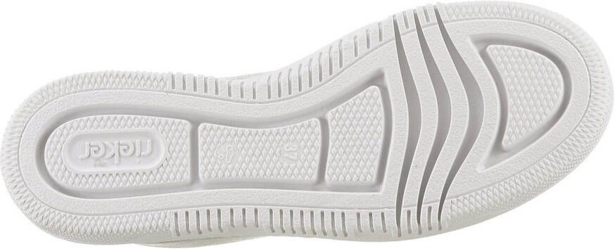 Rieker Plateausneakers Sneaker slip-on sneaker slipper met schachtvoering