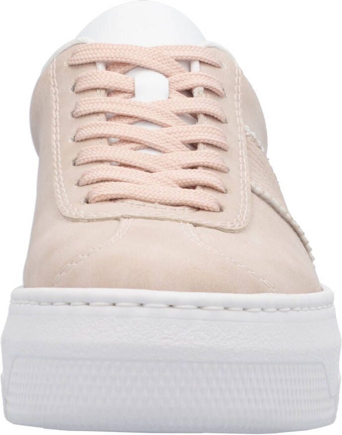 Rieker Plateausneakers veterschoen lage schoen vrijetijdsschoen met gepolsterde schachtversteviging