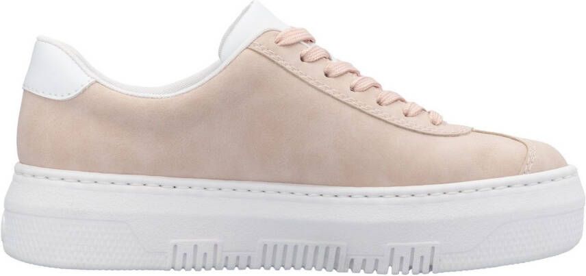 Rieker Plateausneakers veterschoen lage schoen vrijetijdsschoen met gepolsterde schachtversteviging