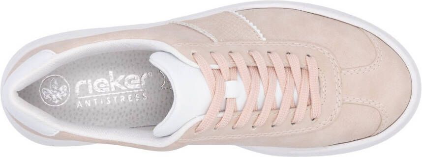 Rieker Plateausneakers veterschoen lage schoen vrijetijdsschoen met gepolsterde schachtversteviging