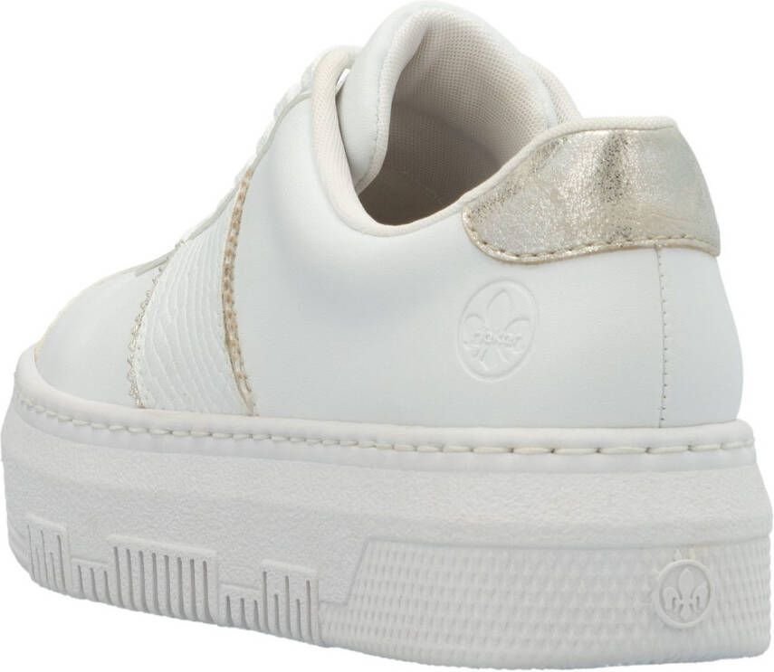 Rieker Plateausneakers veterschoen lage schoen vrijetijdsschoen met gepolsterde schachtversteviging