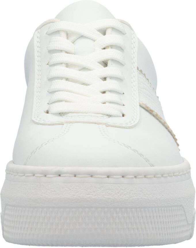 Rieker Plateausneakers veterschoen lage schoen vrijetijdsschoen met gepolsterde schachtversteviging