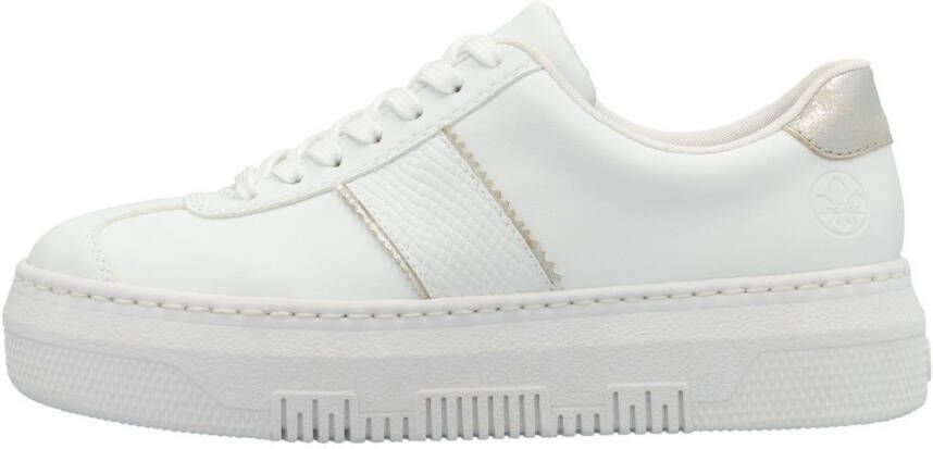 Rieker Plateausneakers veterschoen lage schoen vrijetijdsschoen met gepolsterde schachtversteviging