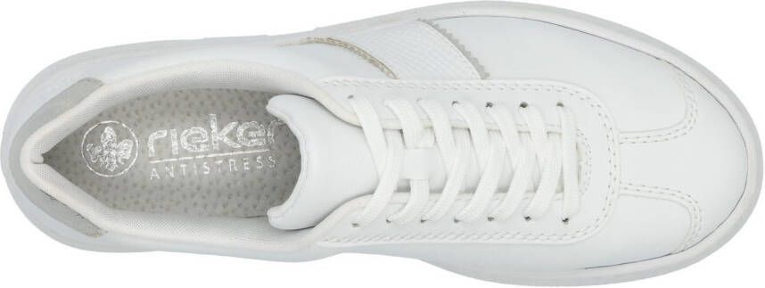 Rieker Plateausneakers veterschoen lage schoen vrijetijdsschoen met gepolsterde schachtversteviging
