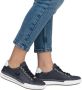 Rieker Plateausneakers veterschoenen lage schoen vrijetijdsschoen met witte randnaad - Thumbnail 6