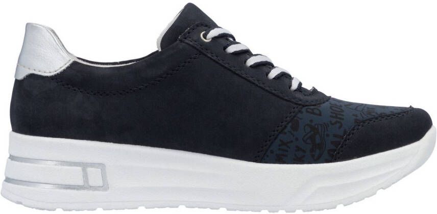 Rieker Plateausneakers veterschoenen lage schoen vrijetijdsschoen met zachte inlegzool