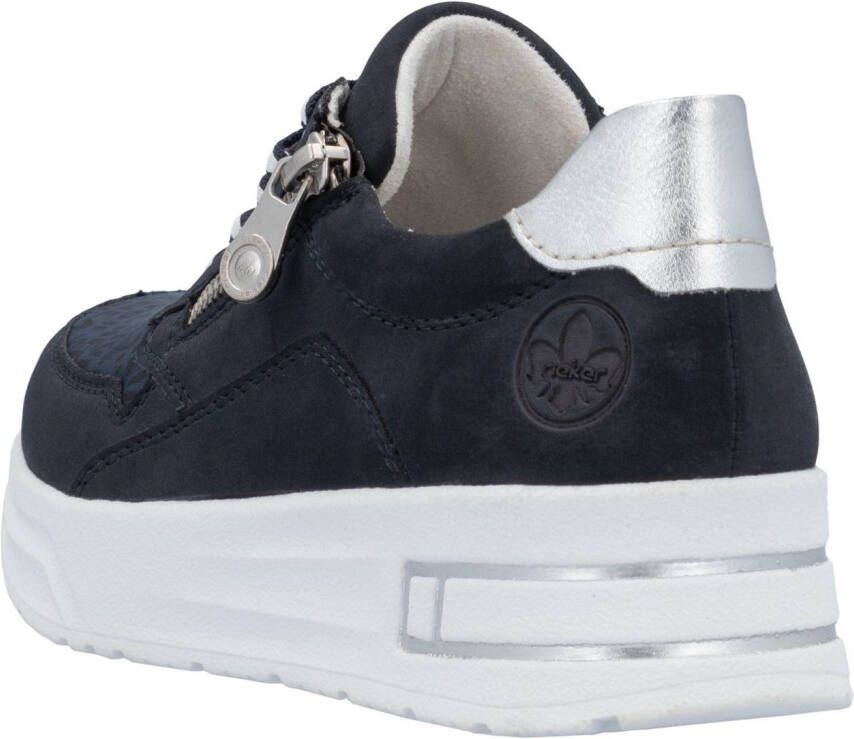 Rieker Plateausneakers veterschoenen lage schoen vrijetijdsschoen met zachte inlegzool