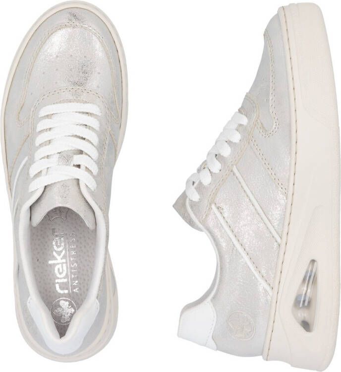 Rieker Plateausneakers veterschoenen lage schoen vrijetijdssneaker met air uitrusting