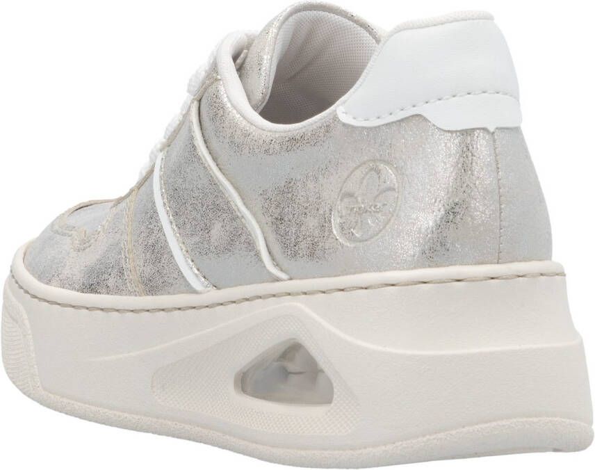 Rieker Plateausneakers veterschoenen lage schoen vrijetijdssneaker met air uitrusting