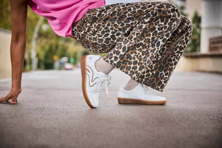 OTTO RIEKER Sport Plateausneakers vrijetijdsschoen lage schoen veterschoen in vegan uitvoering