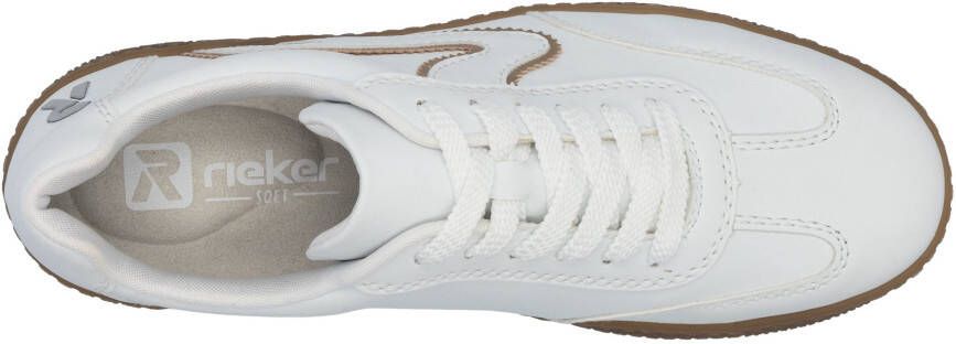 OTTO RIEKER Sport Plateausneakers vrijetijdsschoen lage schoen veterschoen in vegan uitvoering