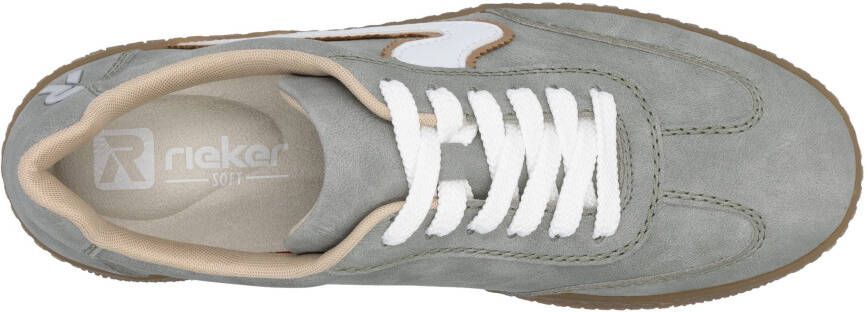 OTTO RIEKER Sport Plateausneakers vrijetijdsschoen lage schoen veterschoen in vegan uitvoering