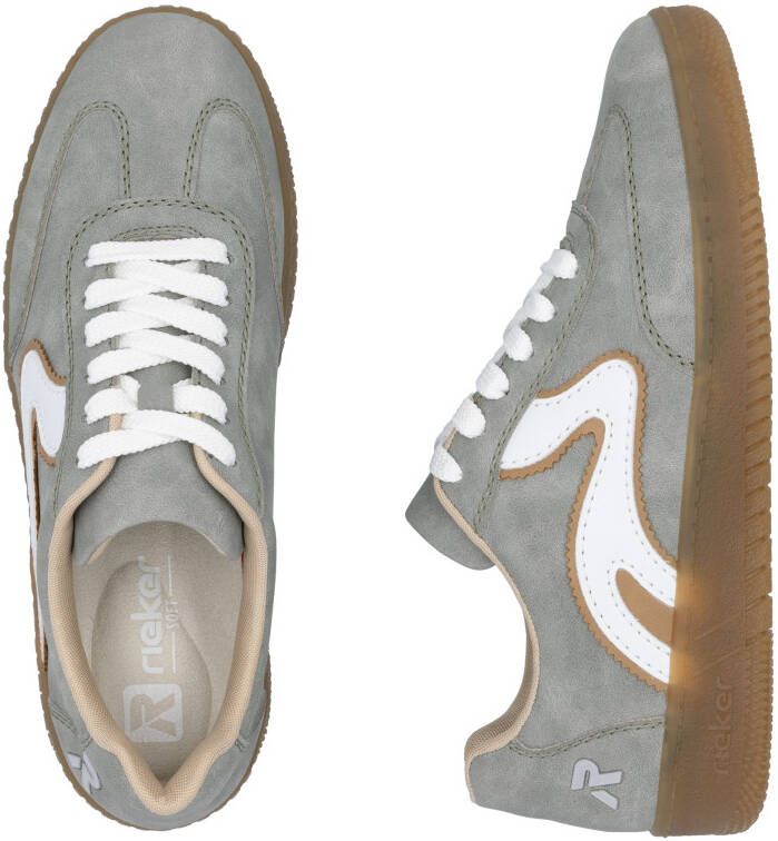 OTTO RIEKER Sport Plateausneakers vrijetijdsschoen lage schoen veterschoen in vegan uitvoering