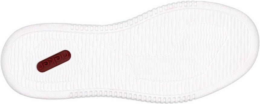 Rieker Plateausneakers vrijetijdsschoen lage schoen veterschoen met gepolsterde schacht