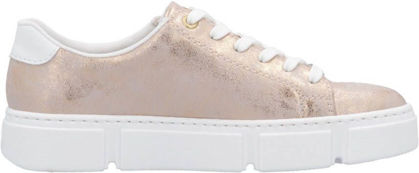 Rieker Plateausneakers vrijetijdsschoen lage schoen veterschoen met rits