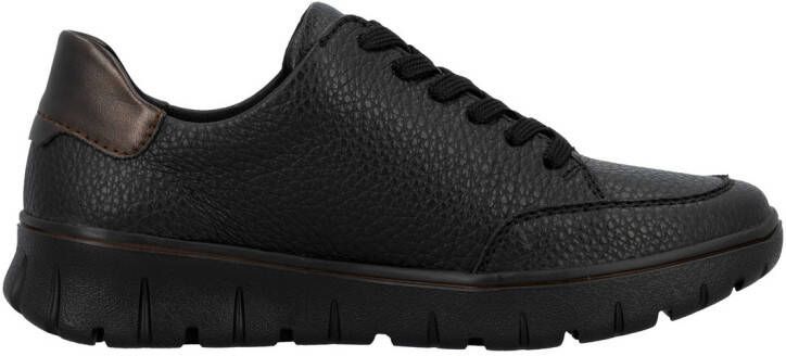 Rieker Plateausneakers Vrijetijdsschoen veterschoen lage schoen in comfortwijdte G (= wijd)