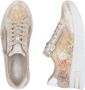 Rieker Plateausneakers vrijetijdsschoen veterschoen lage schoen met subtiele gouden glans - Thumbnail 10