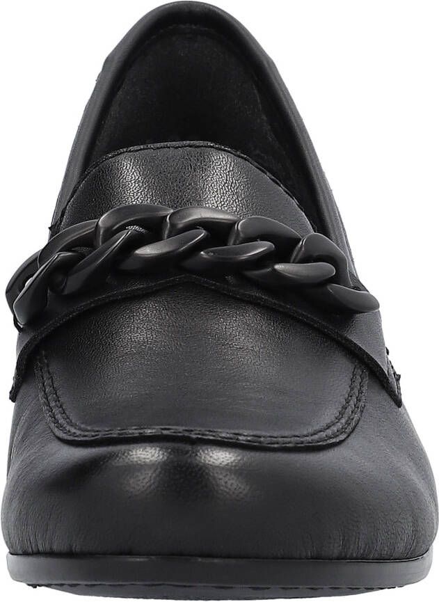 Rieker Pumps avendschoen feestelijke schoen blokhak met modieuze decoratieve gesp