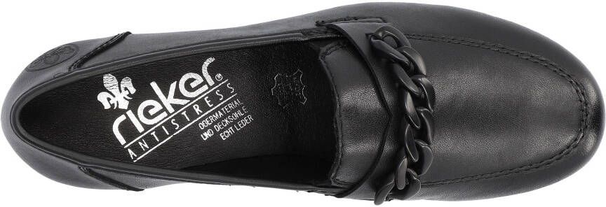 Rieker Pumps avendschoen feestelijke schoen blokhak met modieuze decoratieve gesp