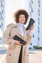 Rieker Pumps met sleehak Ballerina instapper slipper met lichte structuur in het bovenmateriaal - Thumbnail 2