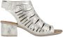 Rieker Sandaaltjes zomerschoen sandaal blokhak in metallic-look - Thumbnail 5