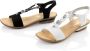 Rieker Sandaaltjes zomerschoen sandaal sleehak in moderne look - Thumbnail 3