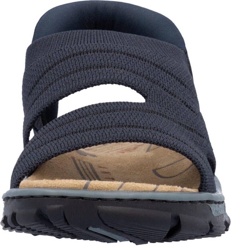 Rieker Sandalen Trekkingsandaal outdoorsandaal zomerschoen met elastische instap