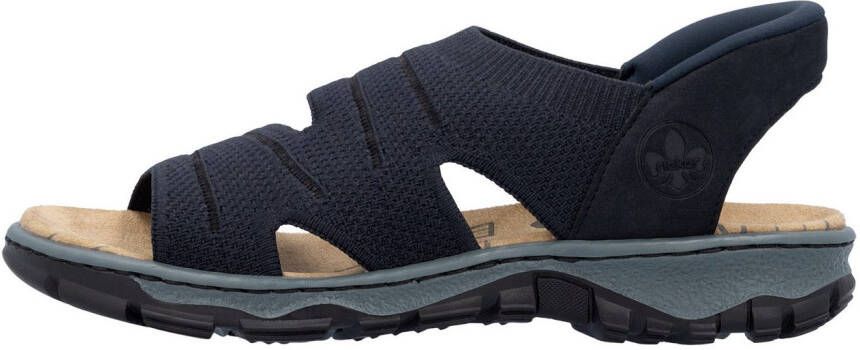 Rieker Sandalen Trekkingsandaal outdoorsandaal zomerschoen met elastische instap