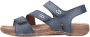 Rieker Sandalen Dames Blauw - Thumbnail 9