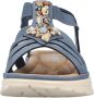 Rieker -Dames blauw sandalen - Thumbnail 7