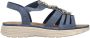 Rieker -Dames blauw sandalen - Thumbnail 13