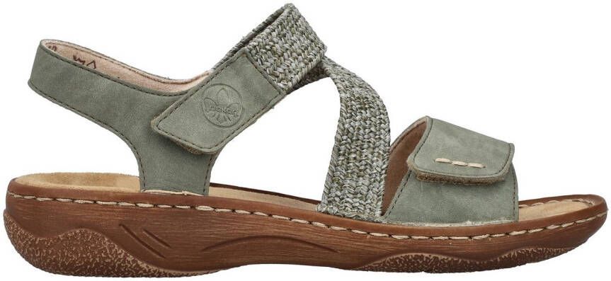 Rieker Sandalen Zomerschoen bandjessandaal sandaal met klittenbandsluitingen