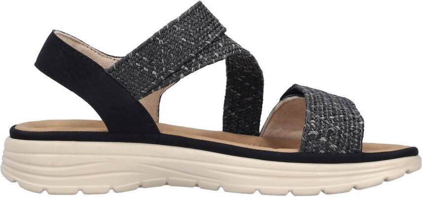 Rieker Sandalen zomer schoen outdoorsandaal met verstelbare klittenbanden