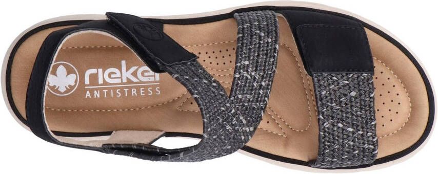 Rieker Sandalen zomer schoen outdoorsandaal met verstelbare klittenbanden