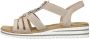 Rieker Sandalen zomerschoen sandaal sleehak met zomerse versiering - Thumbnail 14
