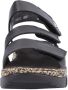 Rieker Sandalen zomerschoen sandaal sleehak met klittenbandsluitingen - Thumbnail 8