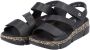 Rieker Sandalen zomerschoen sandaal sleehak met klittenbandsluitingen - Thumbnail 10